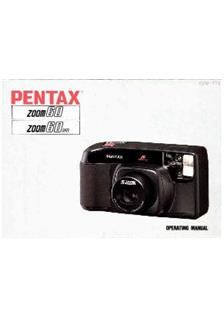 Pentax Zoom 60 manual. Camera Instructions.